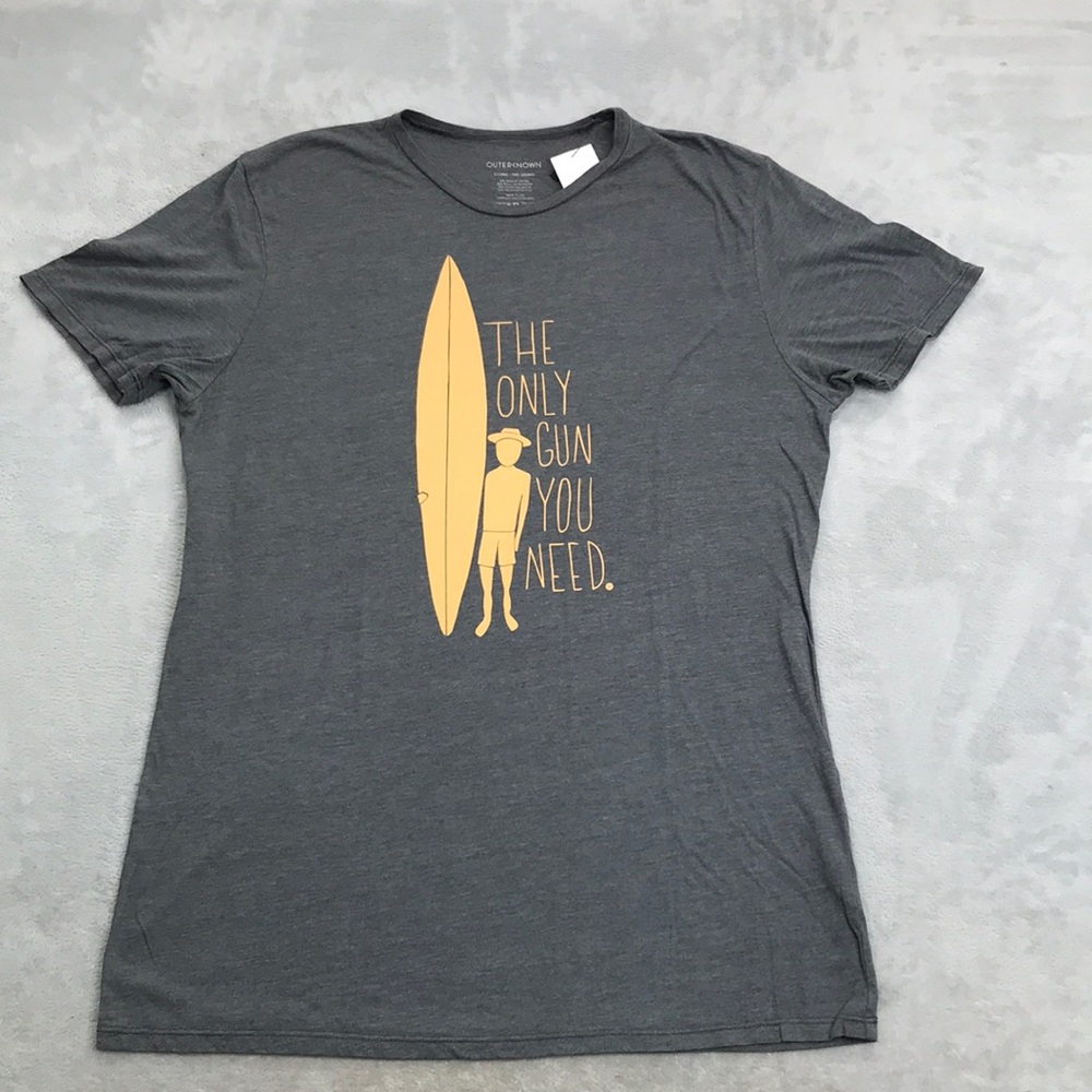 Outerknown The Only Gun You Need Tee Size XL New